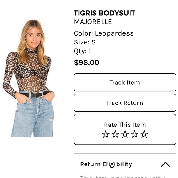 Tigris Bodysuit in Leopardess
MAJORELLE - Picture 6 of 6